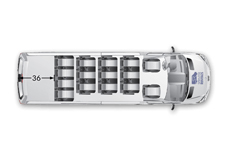 15 Recliner Seater Van Rental