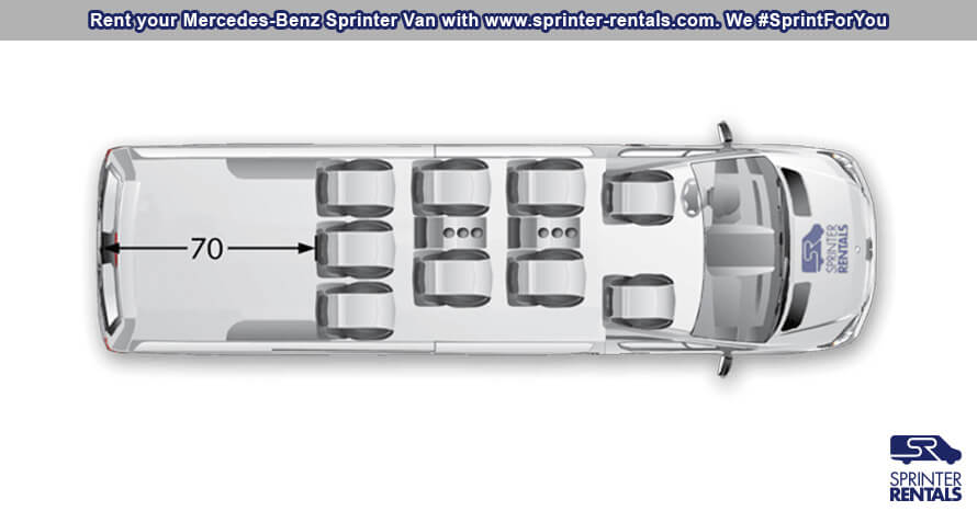9 Passenger Comfort Sprinter Van Rental