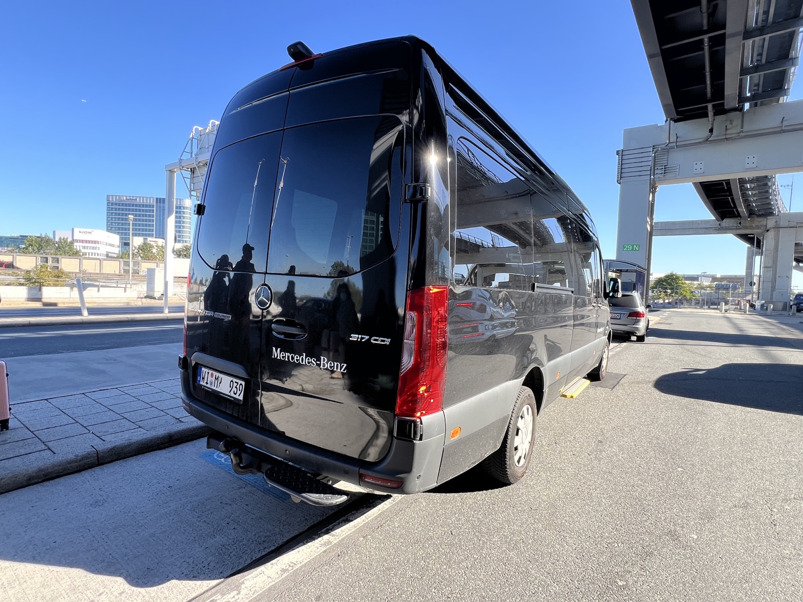 Mercedes Sprinter van rental ready for pickup in Germany