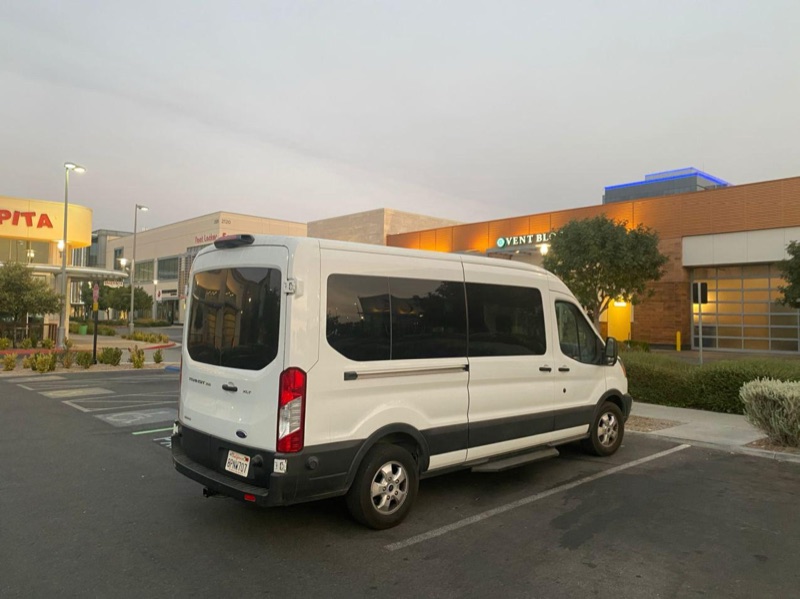 Passenger Sprinter van available for group travel in Greensboro