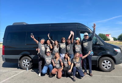 Sprinter van for group travel in Portland, Oregon