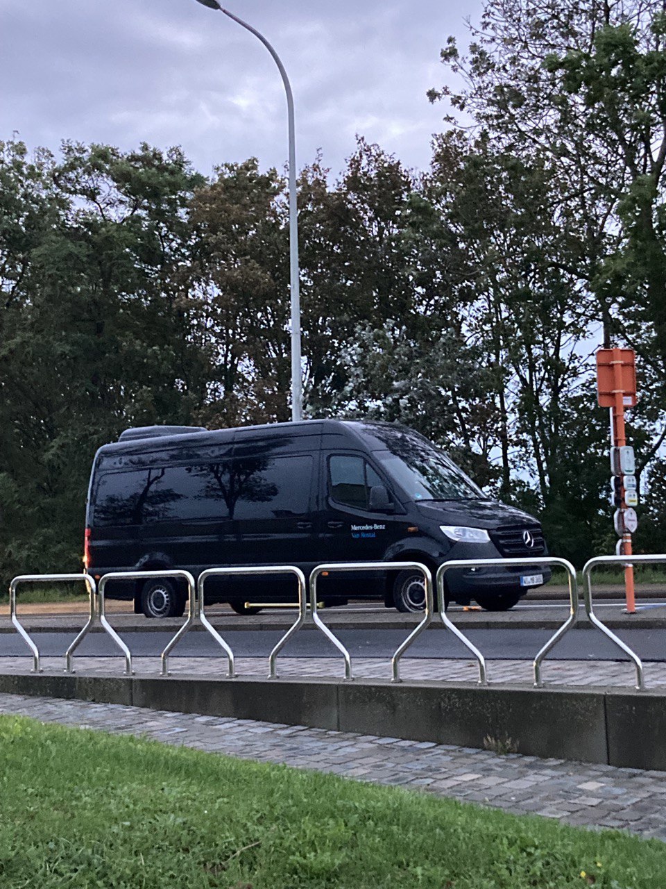 Mercedes-Benz Sprinter passenger van in Stuttgart, Germany — Sprinter Rentals Stuttgart van rental