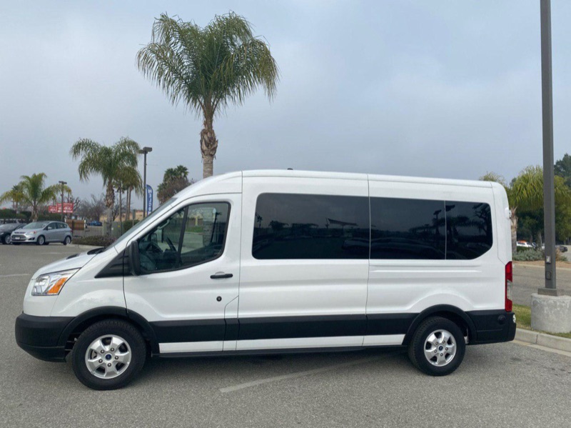 15-passenger Ford Transit van available for rent in Tampa, FL