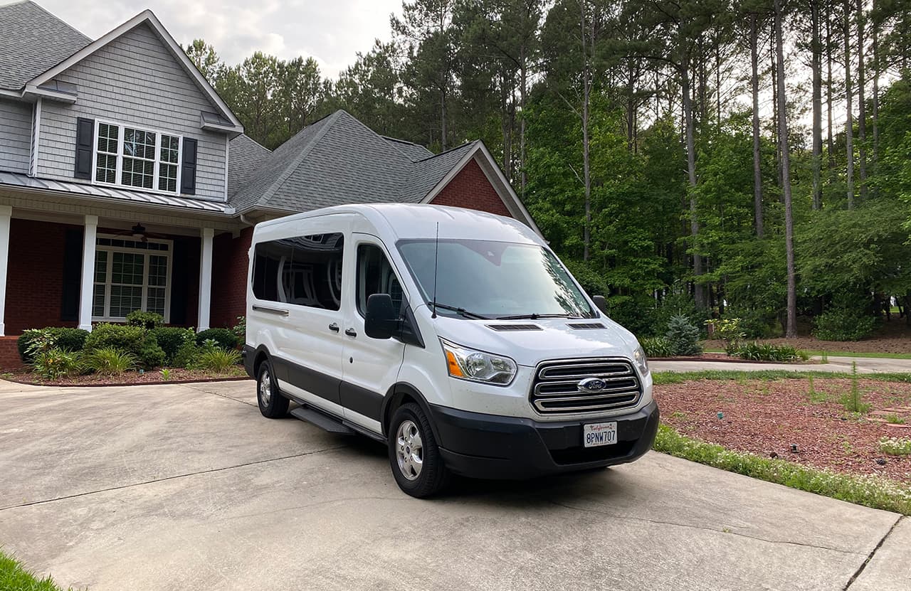 15 passenger Ford Transit Van Rental