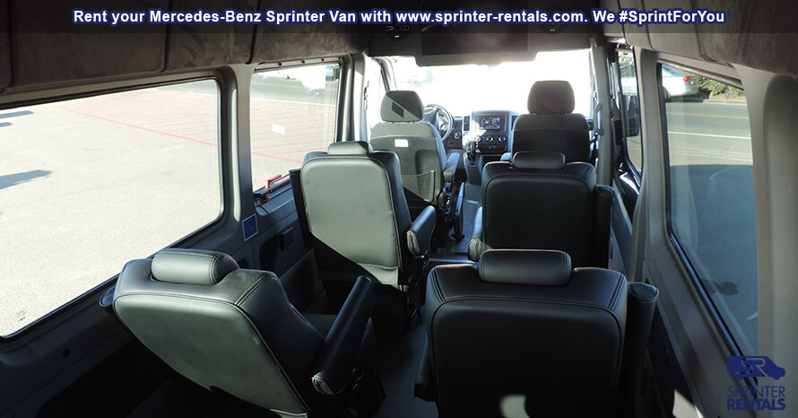 mercedes 9 passenger van rental