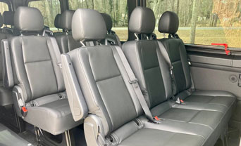 Sprinter van interior with leather seats — Atlanta