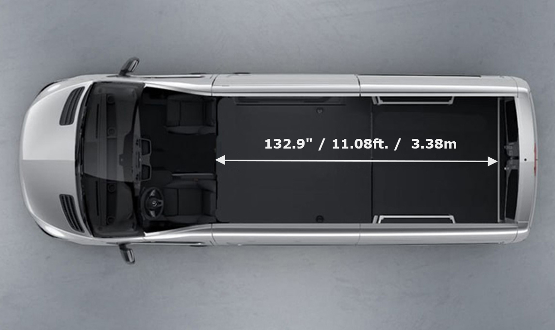 sprinter cargo van cargo space dimensions