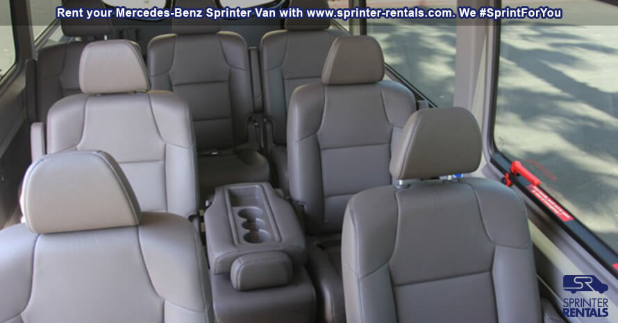 9 Passenger Comfort Sprinter Van Rental 