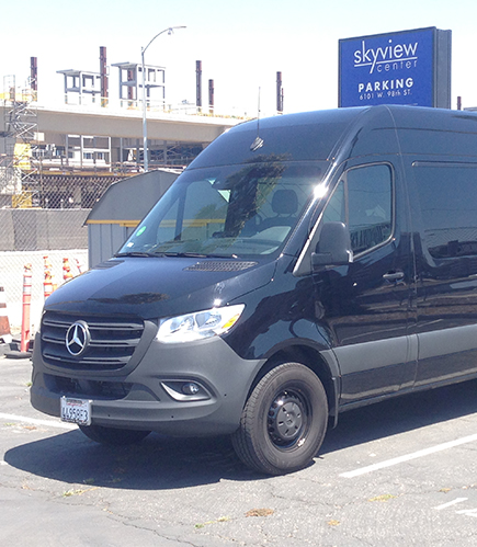 Los Angeles Mercedes Benz Van Rentals