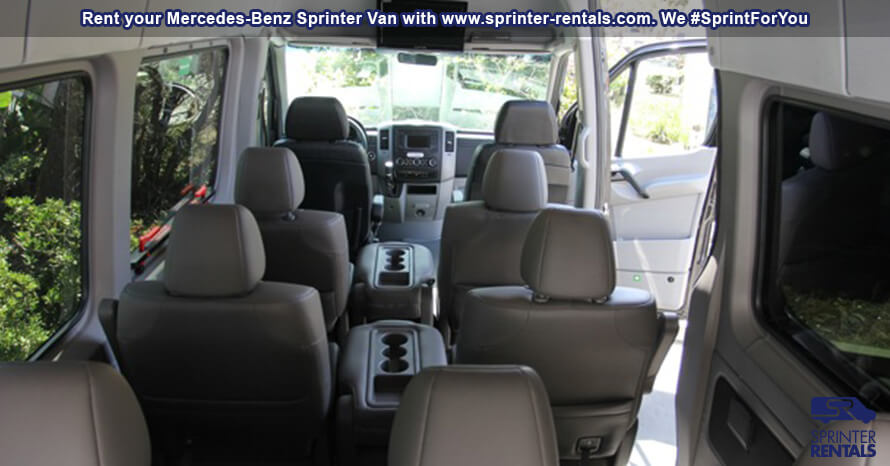 vans 9 passenger seating