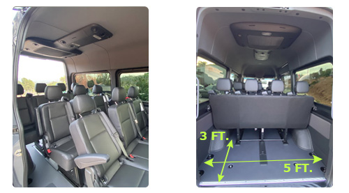 seats and luggage space