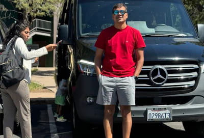 Couple Sprinter Van Road Trip