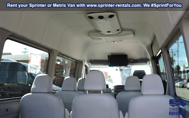 comfort sprinter van inside seats with head rests