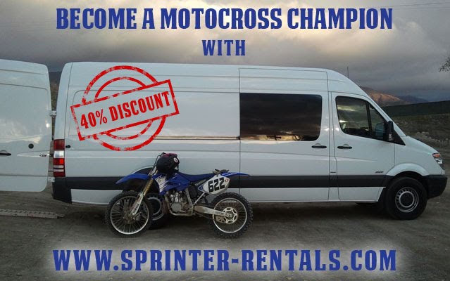 Motocross Race Sprinter Van Rentals