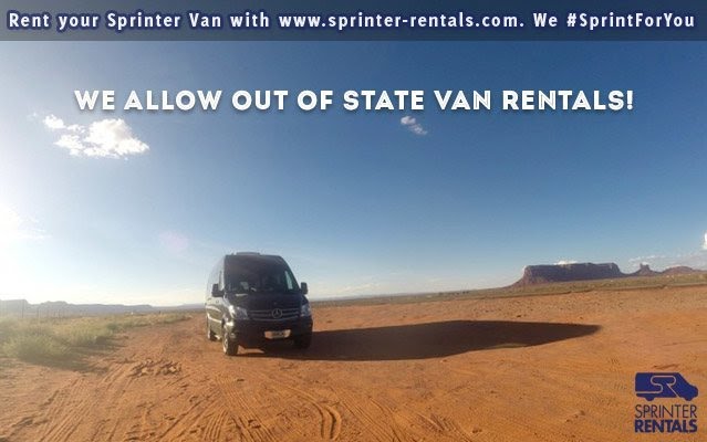 out of state van rentals