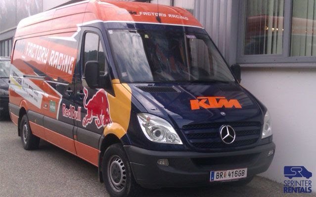 Motocross Sprinter Race Van