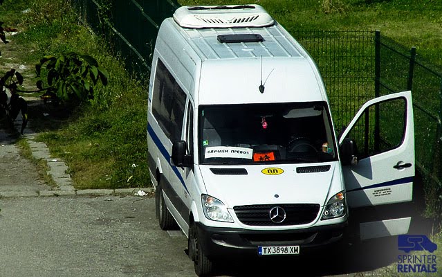 Sprinter Passenger Van used as school bus in Bulgaria