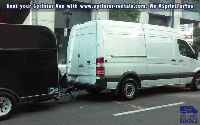Towing with Sprinter Van for Rent