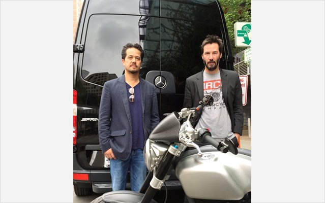 Keanu Reeves Arch Motorcycle Sprinter Rentals