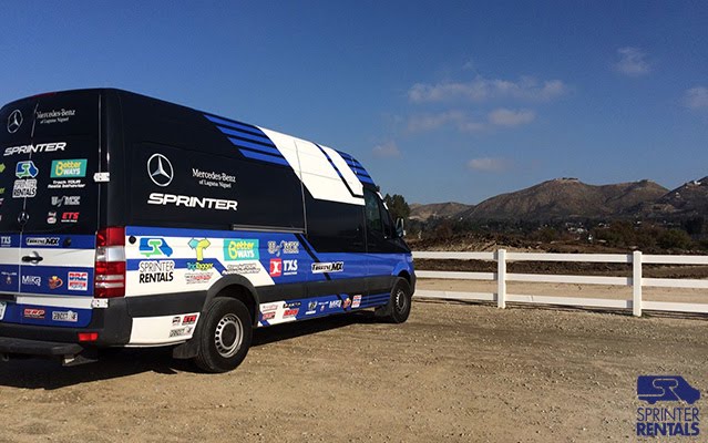 Sprinter Rentals Supercross Racevan