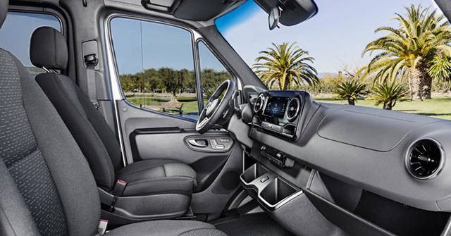 2018 Sprinter van third generation interior cockpit