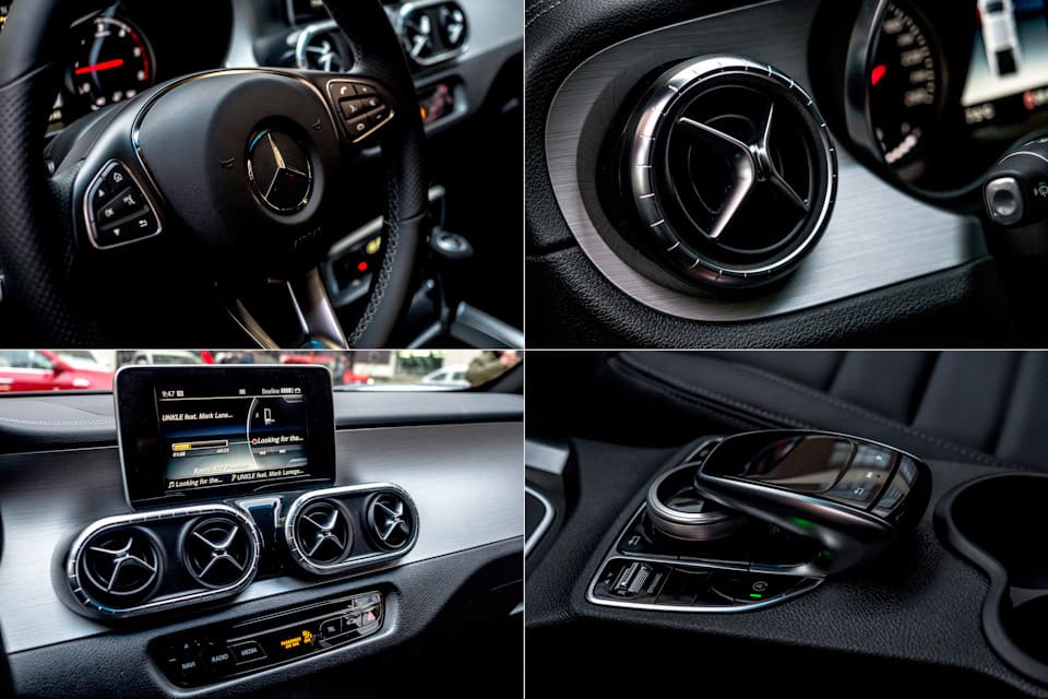 Mercedes-Benz X Class 350d interior