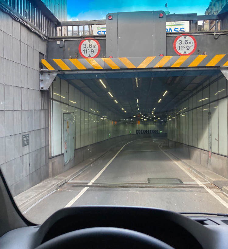 Cargo Vans Passing through NY-NJ Tunnels